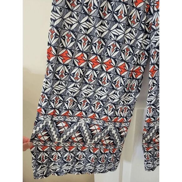 TORY BURCH Poppy Acoma Smocked Strapless Halter Jumpsuit S - Picture 9 of 10